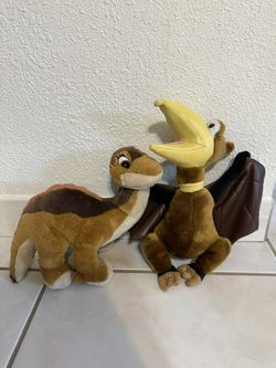 VHTF Vtg Toy Network LITTLE FOOT Land Before Time Plush Soft Toy Stuffed Animal