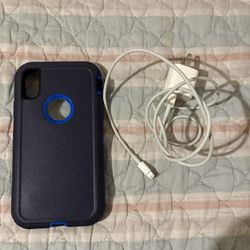 iPhone XR Case & Charger  