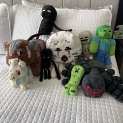 Minecraft Plush Lot
