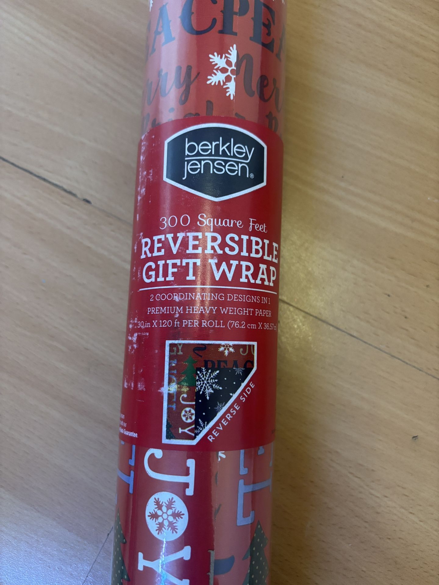 Reversible Gift Wrapping Paper