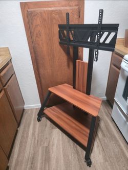 Rolling TV stand