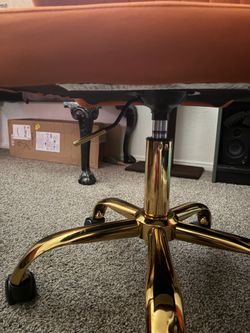 orange office chair