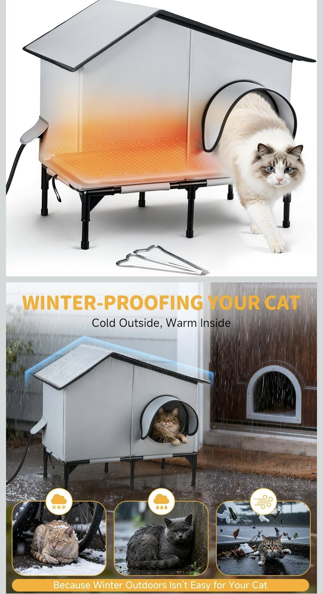 Heated Cat House