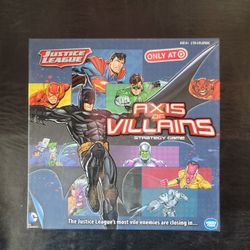 Justice League Axis of Villains Strategy Board Game 2013, Target Exclusive, Used