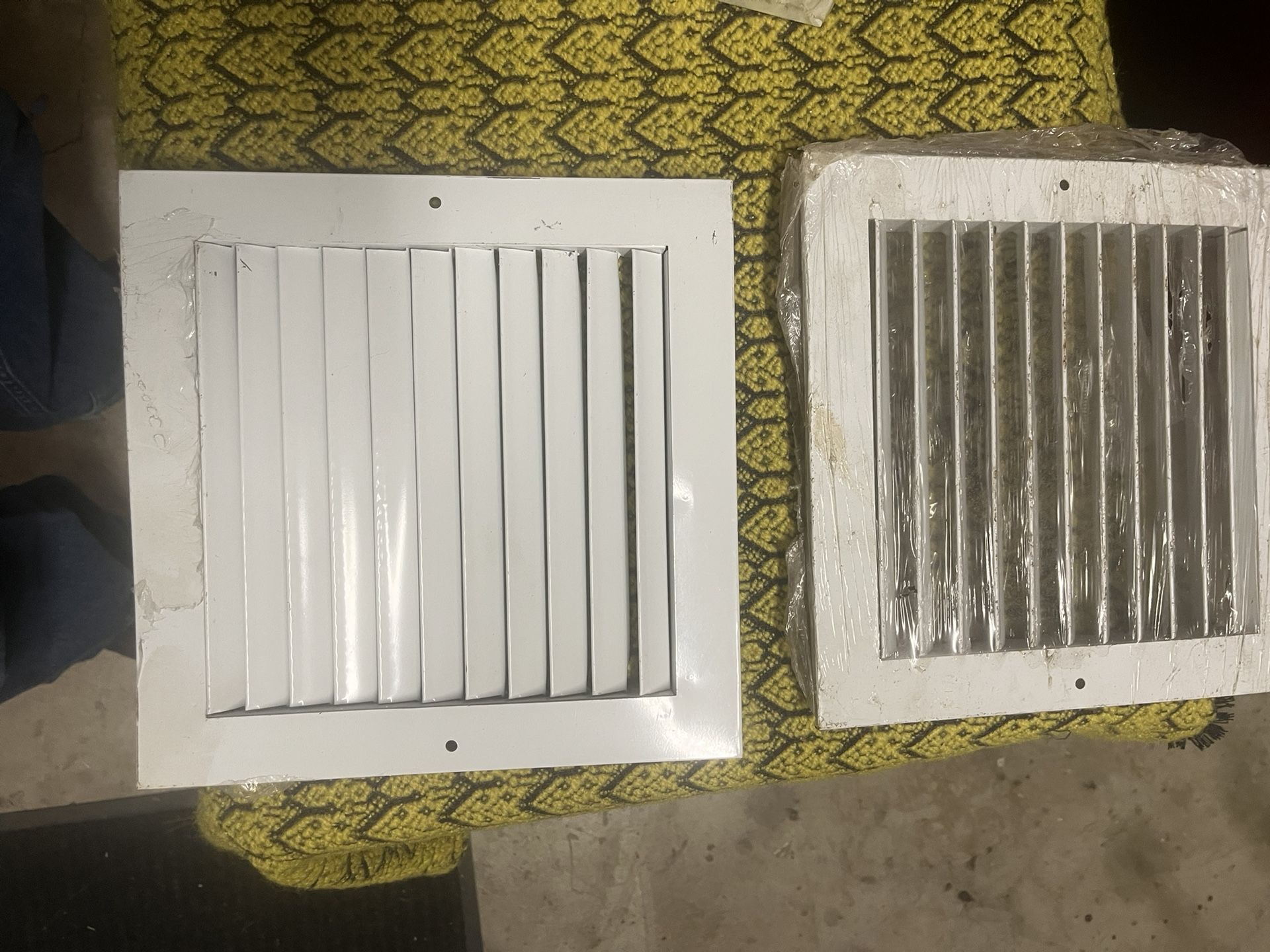 2 10x10 Steel Sidewall Ceiling Filter Grilled