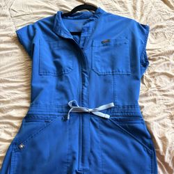 Royal Blue FIGS Scrub Jumpsuit