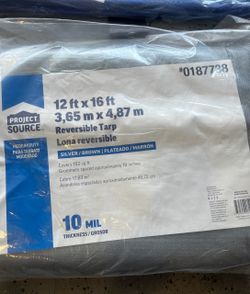 New 12x16 ft Reversible Tarp
