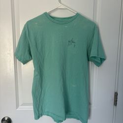 Men size medium Green and blue casual streetwear tee