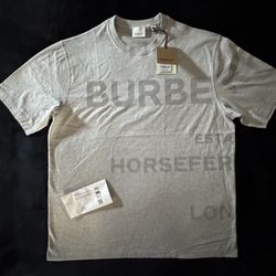 Burrberry T-shirt With With Authenticity Paper 