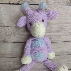 Handmade Crochet Giraffe Stuffed Animal Plush