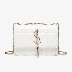 2025 bag new tassel diamond fashion chain small square bag one-shoulder cross-body bag women’s bag