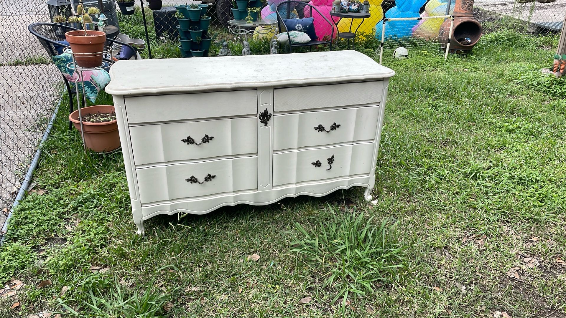 Drawer with mirror
