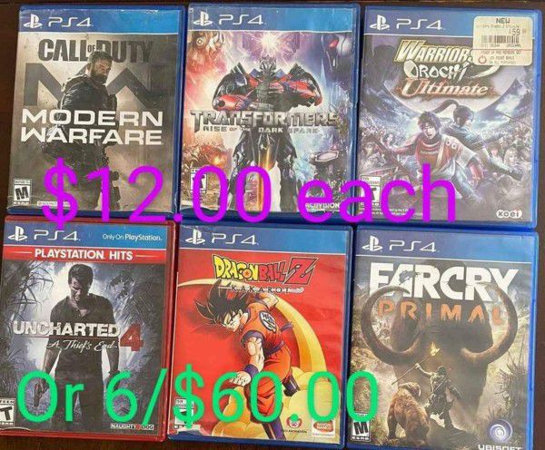 *** 32"TV ***  And PS4 GAMES FOR SALE