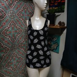 No Boundaries Owl Tank Top, Size M (7-9)