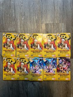 10 One Piece OP17 The Worlds Strongest Warriors | Factory Sealed Sleeved Booster Packs