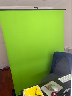 Collapsible Green Screen Backdrop for Zoom/Streaming