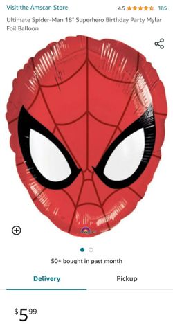 Spiderman Foil Balloon 18" New
