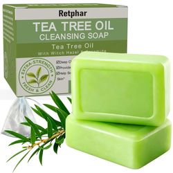 Brand New Tea Tree Oil Soap Bar - 2 Pack, 4.2 oz each