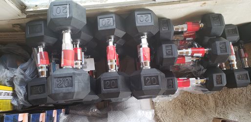 BRAND NEW DUMBBELLS FOR SALE $2 PER LB