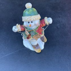 Jubilee Christmas Snow Man Skying