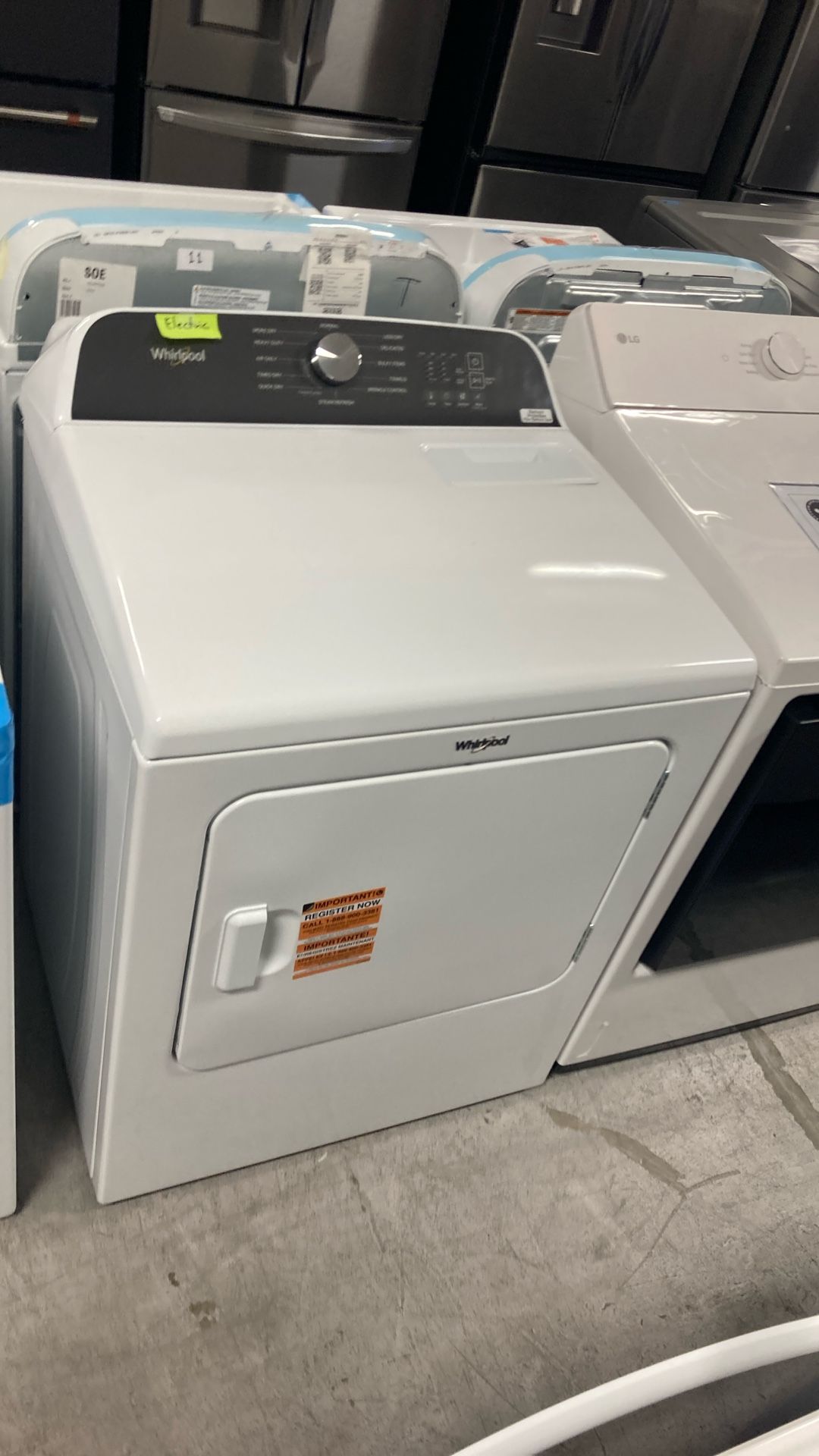 Whirlpool Electric Steam Dryer