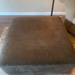 Brown Large Ottoman 