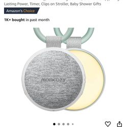 Brand New Momcozy Portable Sounds Machine W/ Night Light 