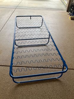 Foldable Cot with Pad and Mattress