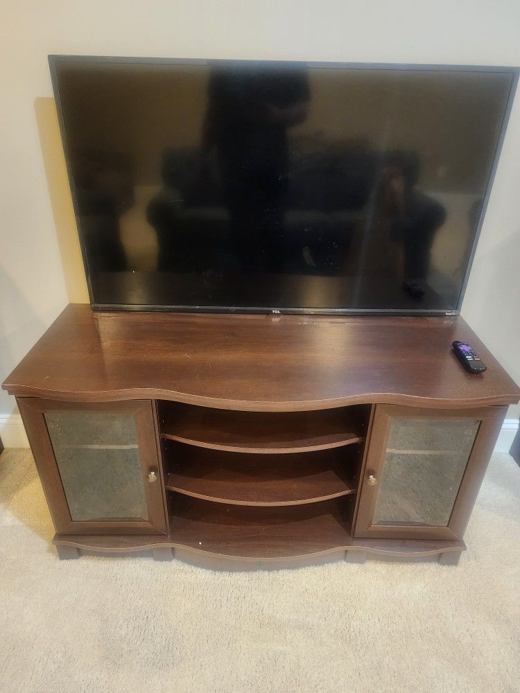 TV Stand W/ 2 Matching Bookcases