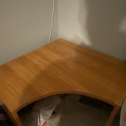 Wooden Corner Desk