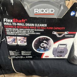 RIDGID FlexShaft K9-12 Wall-to-Wall Drain Cleaning Machine