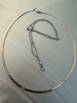 925 marked vintage necklace.