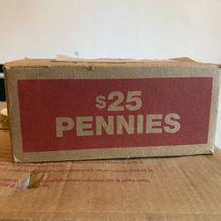 $25 Box Of Zinc Pennie’s 