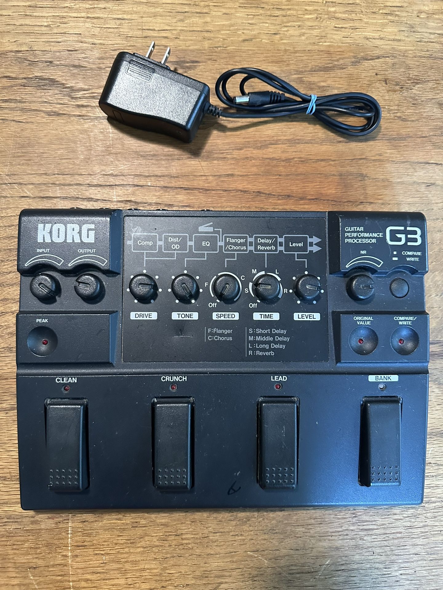 Korg G3 Guitar Performance Processor Multi Effect Pedal