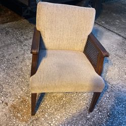 A Chair Wood Color Cream 