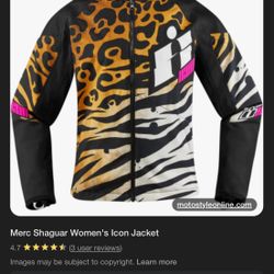 Icon Motorcycle Jacket Large 