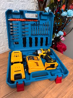 21V Cordless Impact Wrench with Heavy-Duty Motor & High Torque Suitable for Auto Repair,Home project