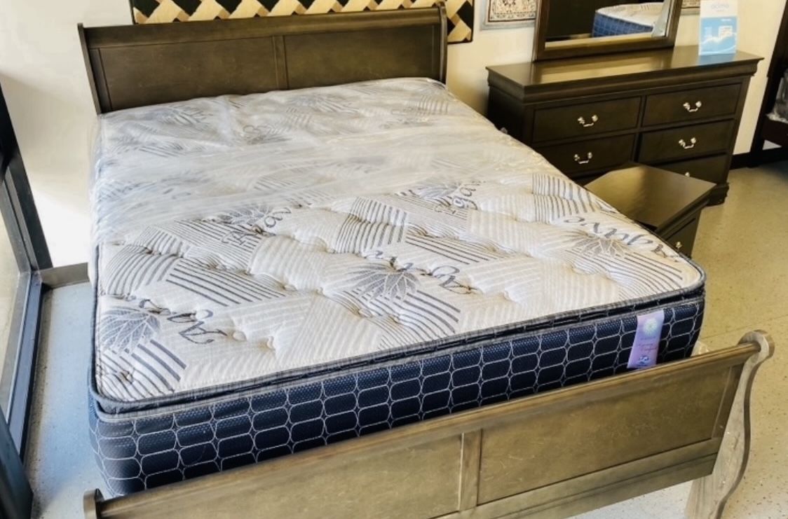 Furniture, mattress, boxspring, bunkbed, chest dresser, mirror, nightstand, bedframe