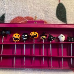 Halloween appetizer picks set -8