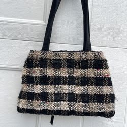 Evening Handbag Pursuits Ltd Brown and Black plaid  Purse Elegant, Vintage?
