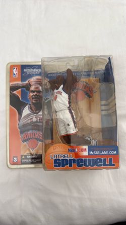 New York Knicks Latrell Sprewell McFarlane series 3 white uniform BRAND NEW IN BOX