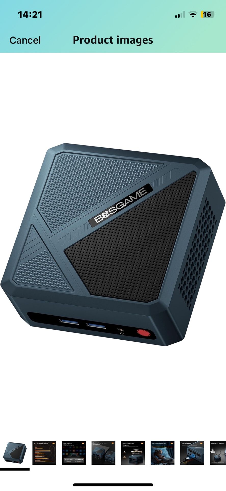 P5 Mini PC Ryzen 5 6600H(Up to 4.5GHz) 24GB DDR5 512GB NVMe PCIe SSD Win OS Mini Computers, 2.5G LAN Ports, 4K Triple Display Business Office Mini Des