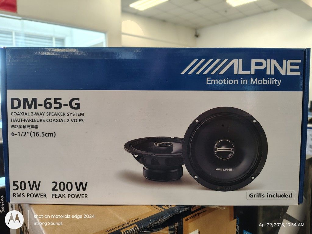 Alpine 6.5 Speakers 
