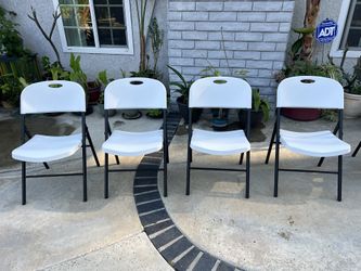 8 Premium Quality Foldable Chairs, each chair 