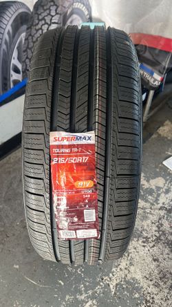 215/50R17 Supermax Touring TR-1 Tires with free Installation