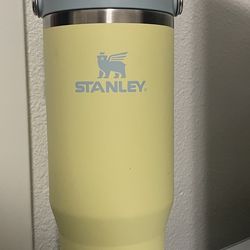 Yellow Stanley Flip Straw Tumbler