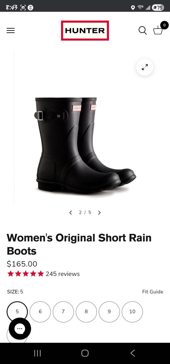 Hunter Rain Boots