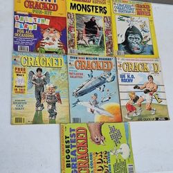 Vintage Cracked Magazine Bundle Deal 1970's & 1980's Nice Condition! 
