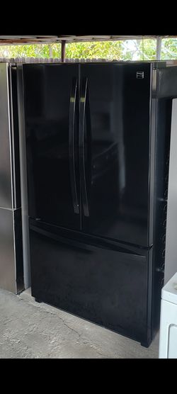 Kenmore 3 Door Black Refrigerator