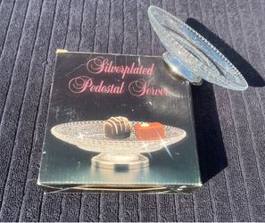 Silver Plated Pedestal Dish